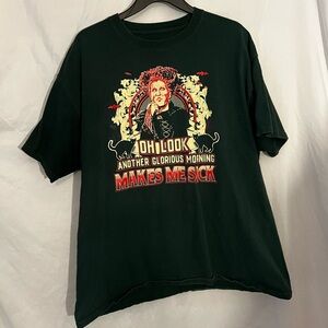 dark green hocus pocus shirt. XL.